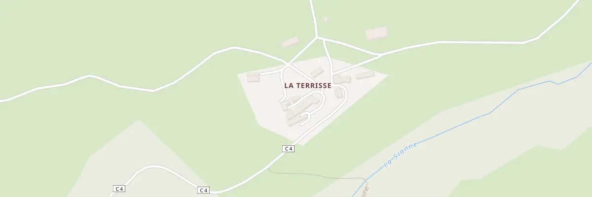 Plan du 6001 La Terrisse à Vèze