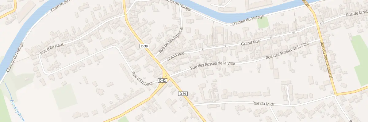 Plan du 4 Vc Grand Rue à Vitry-en-Artois