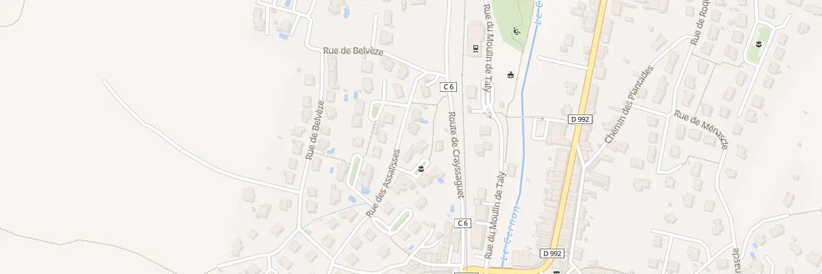 Plan du 18 Rue des Assalisses à Saint-Georges-de-Luzençon