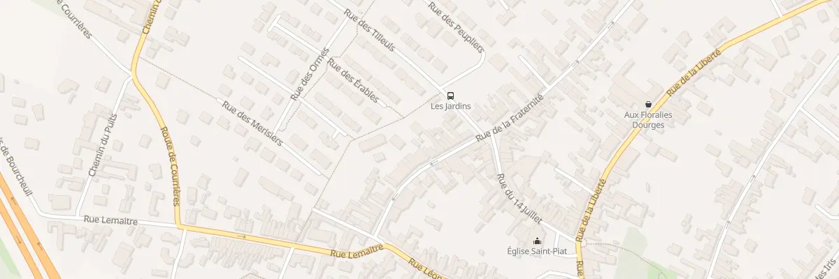 Plan du 33 Rue de la Fraternité à Dourges