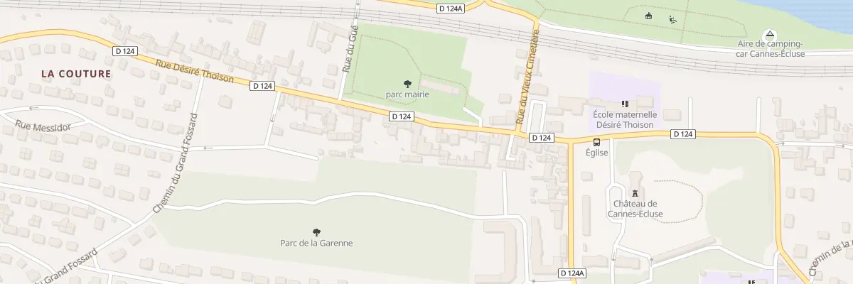 Plan du 74 Rue Désiré Thoison à Cannes-Écluse