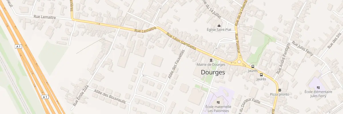 Plan du 36 Rue Léon Gambetta à Dourges