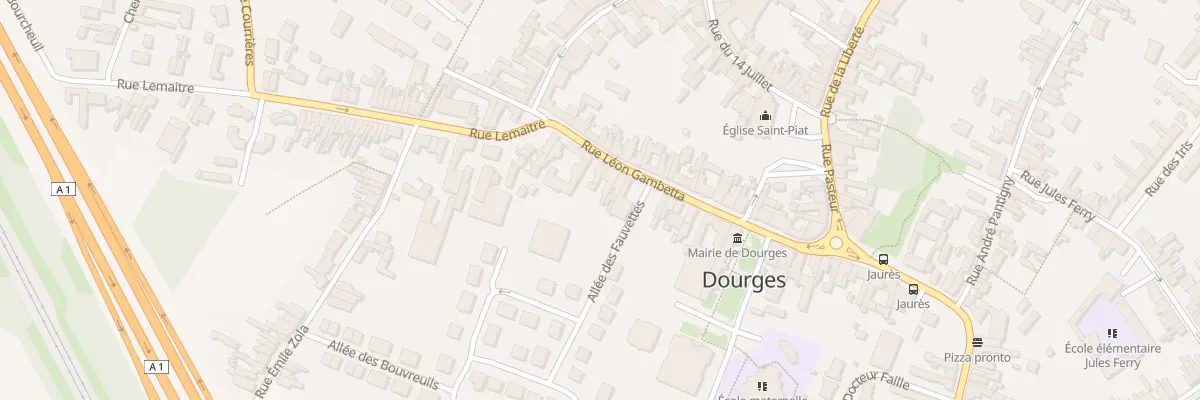 Plan du 38 Rue Léon Gambetta à Dourges