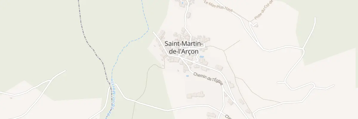 Plan du 5089 Village à Saint-Martin-de-l’Arçon