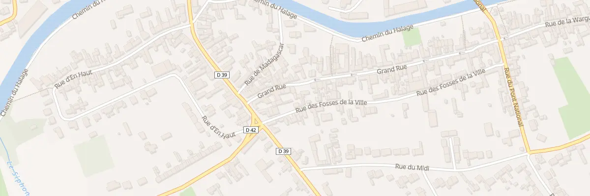 Plan du 8 Vc Grand Rue à Vitry-en-Artois