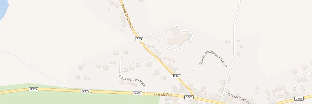 Plan du 22 Rte de Bléneau à Lavau