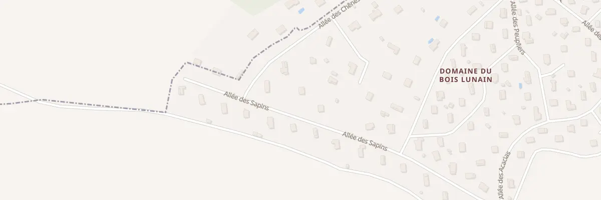 Plan du 18 All des Sapins à Chéroy