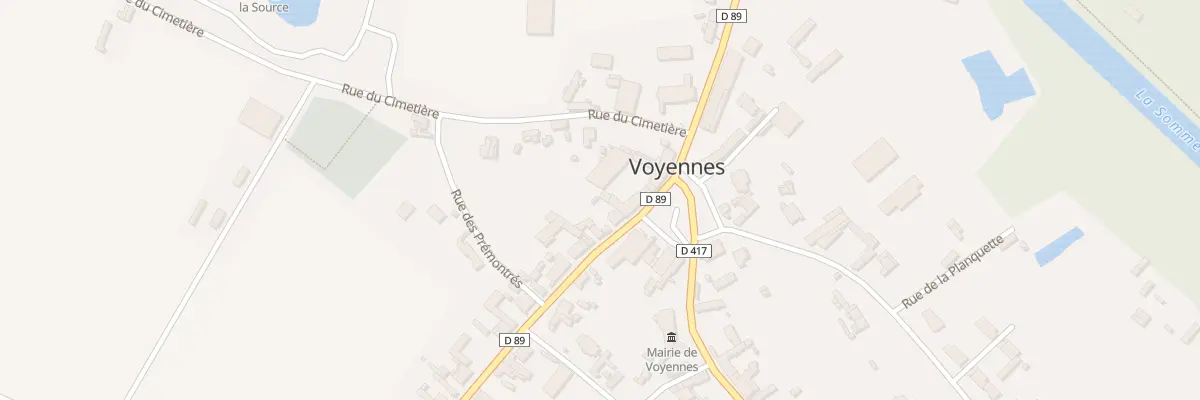 Plan du 6 Rue de Nesle à Voyennes