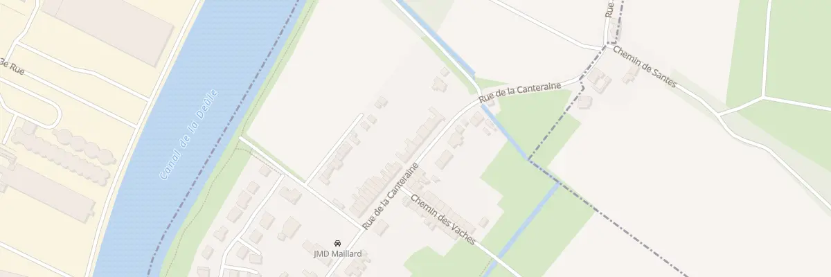 Plan du 75 Rue de la Canteraine à Haubourdin