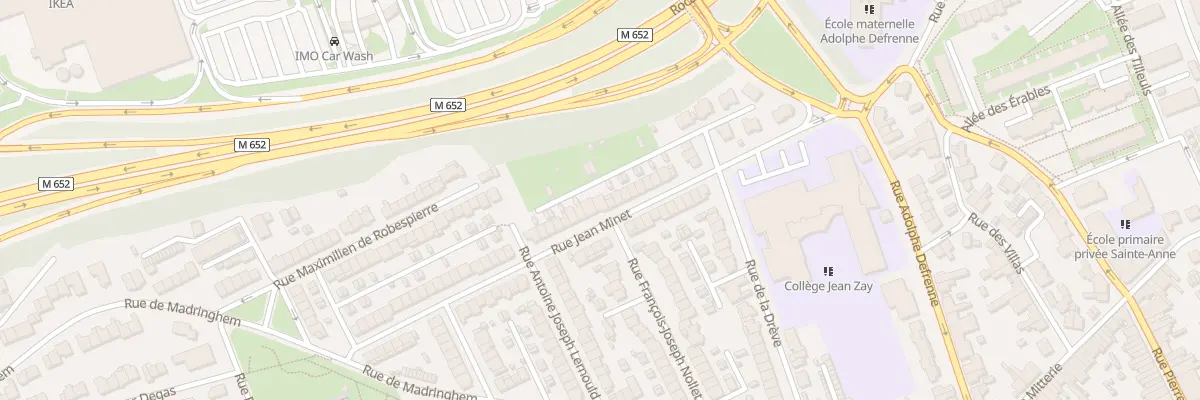 Plan du 18 Rue Jean Minet à Lille