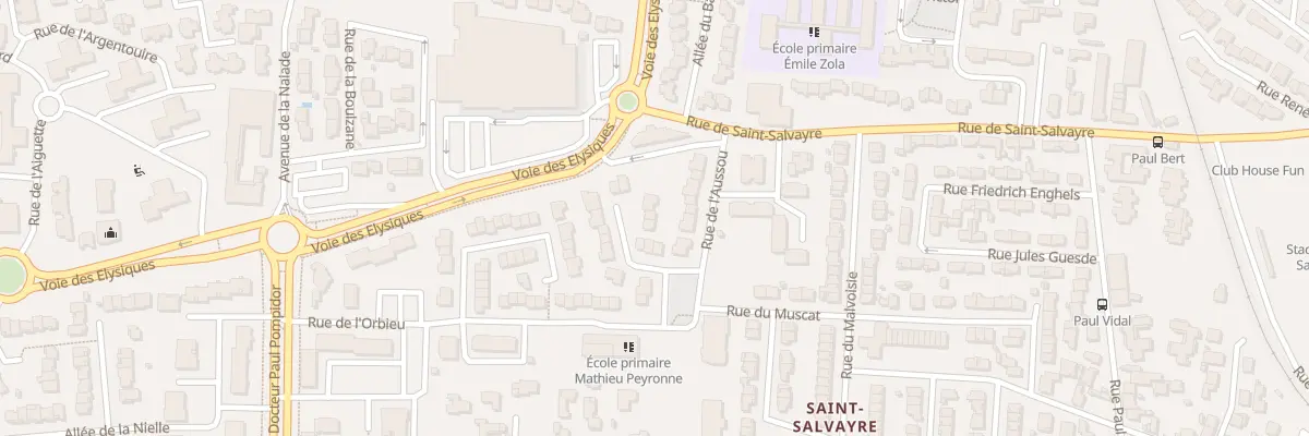Plan du 5 All de l’Aute à Narbonne