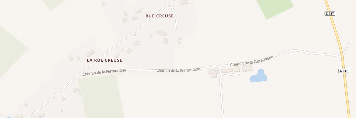 Plan du 22 La Rue Creuse au Charme