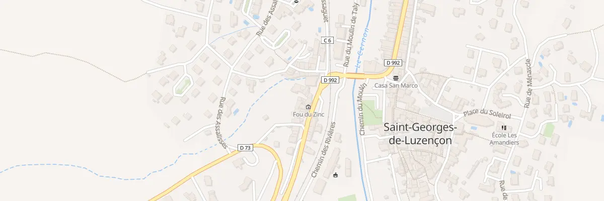Plan du 20 Rue du Mas de Guillou à Saint-Georges-de-Luzençon