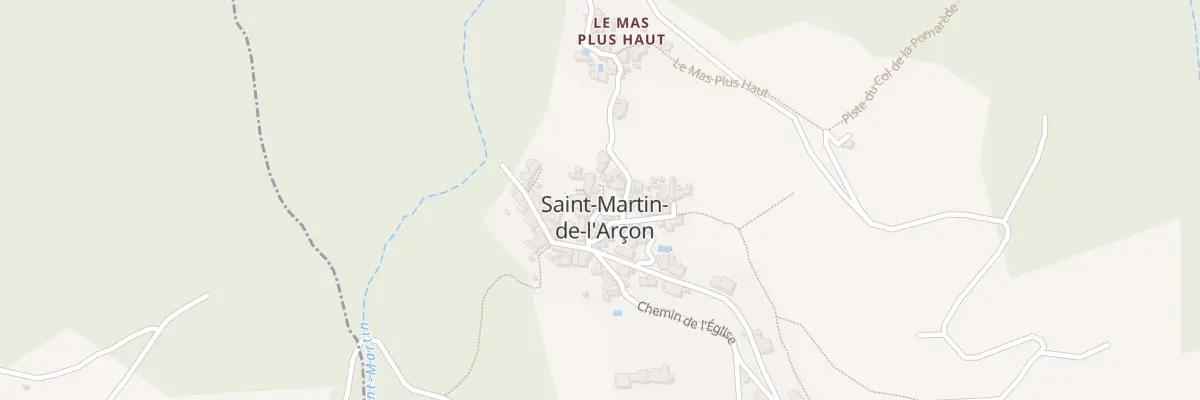 Plan du 5087 Village à Saint-Martin-de-l’Arçon