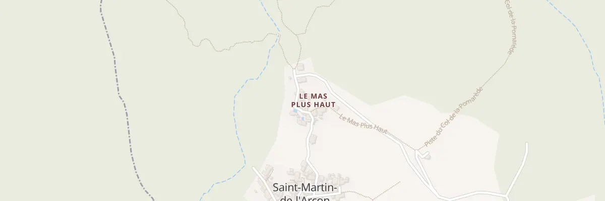 Plan du 5030 Village à Saint-Martin-de-l’Arçon
