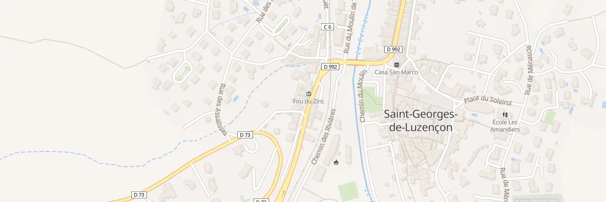 Plan du 32 Rue du Mas de Guillou à Saint-Georges-de-Luzençon