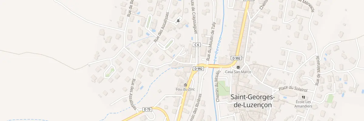 Plan du 10 Rue du Mas de Campels à Saint-Georges-de-Luzençon