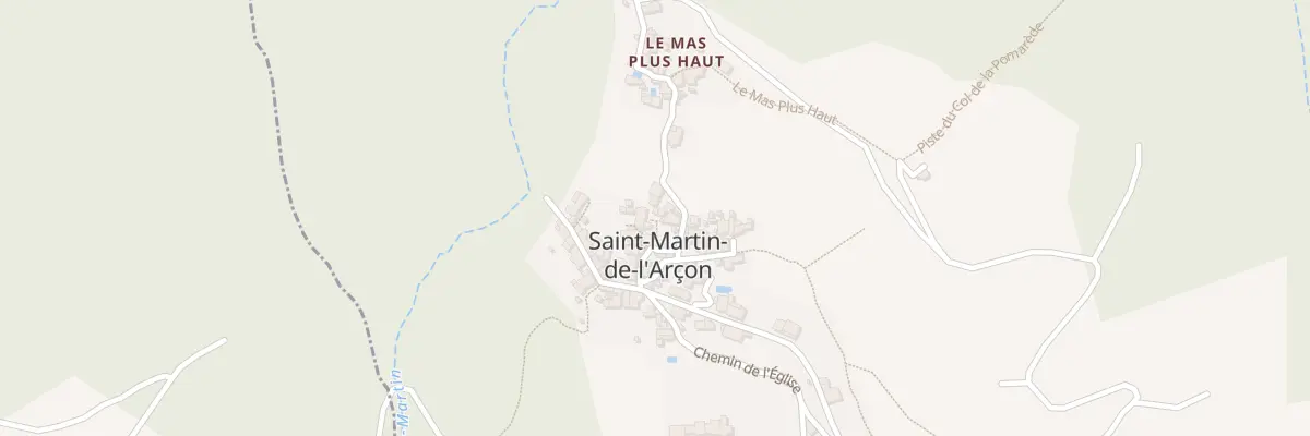 Plan du 5036 Village à Saint-Martin-de-l’Arçon