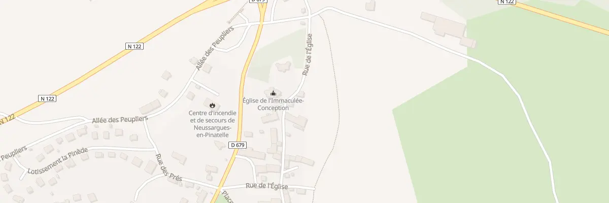Plan du 22 Rue de l’Église à Neussargues-Moissac