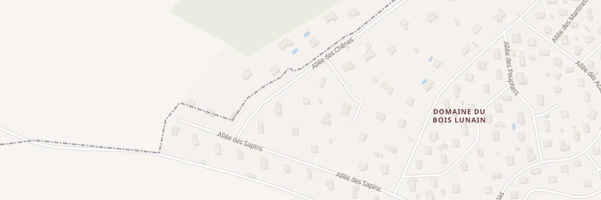 Plan du 6 All des Chênes à Chéroy