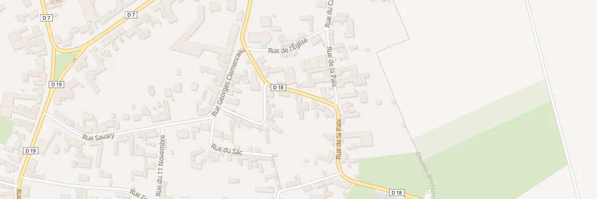 Plan du 8 Rue de l’Egalité à Bertincourt