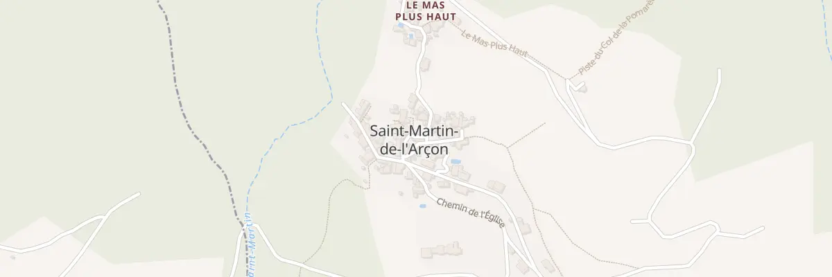 Plan du 5034 Village à Saint-Martin-de-l’Arçon