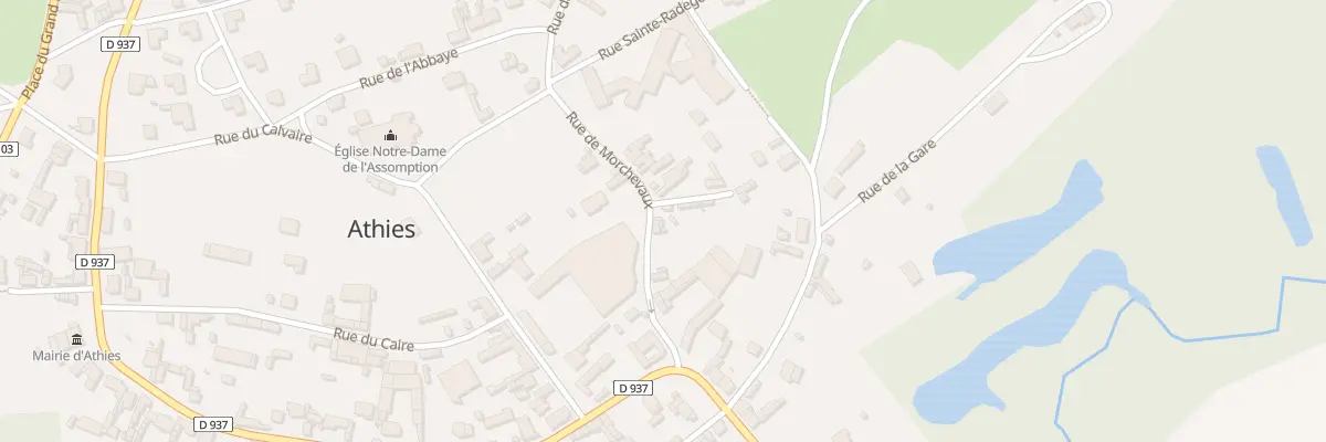 Plan du 25 Rue de Morchevaux à Athies