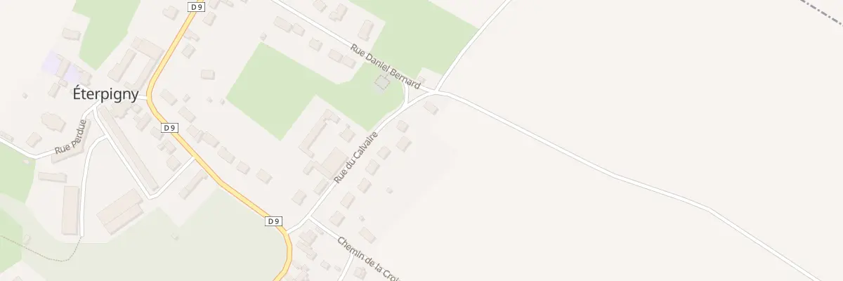 Plan du 14 Rue du Calvaire à Éterpigny