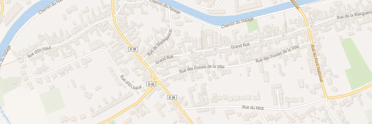 Plan du 10 Vc Grand Rue à Vitry-en-Artois