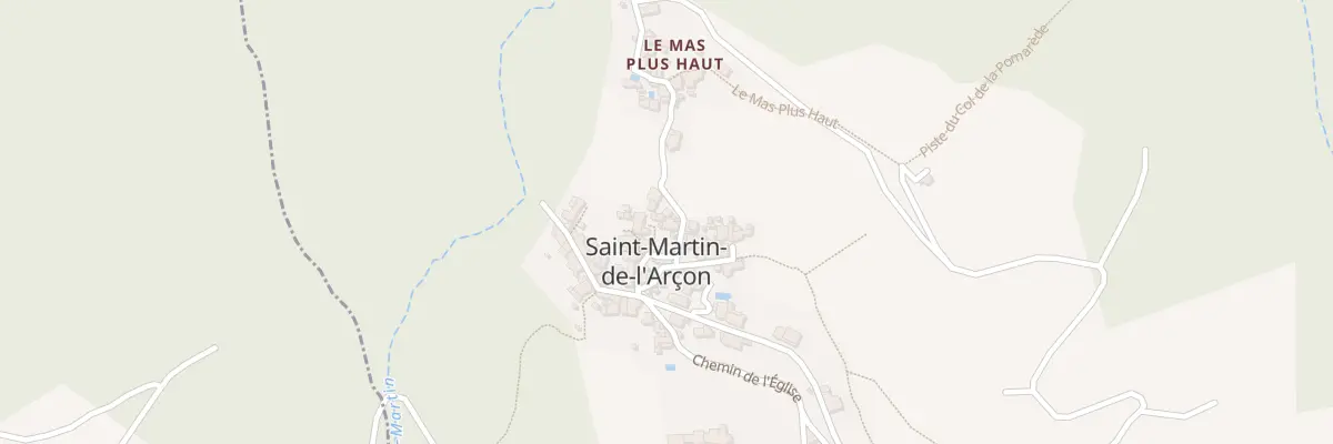 Plan du 5008 Village à Saint-Martin-de-l’Arçon