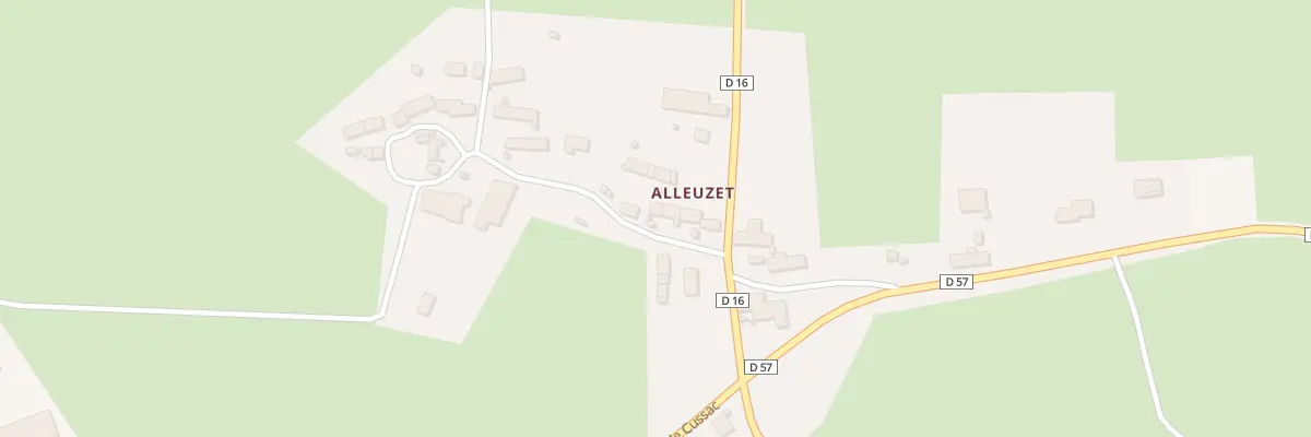Plan du 5055 Alleuzet à Alleuze