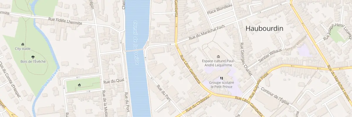 Plan du 42 Rue Léon Gambetta à Haubourdin