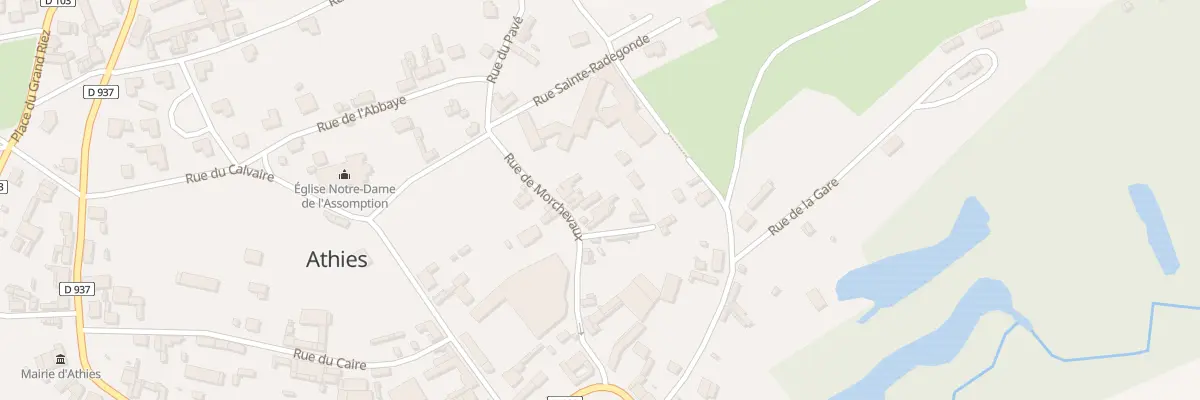 Plan du 9 Rue de Morchevaux à Athies