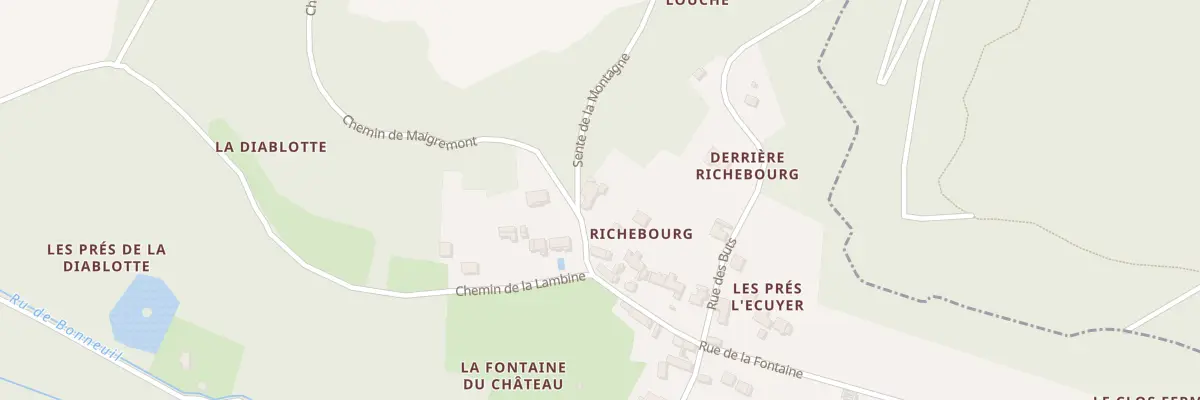 Plan du 748 Rue de la Fontaine à Bonneuil-en-Valois