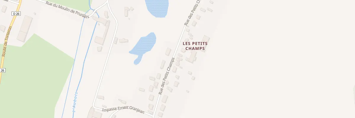 Plan du 35 Rue Des Petits Champs à Jouet-sur-l’Aubois