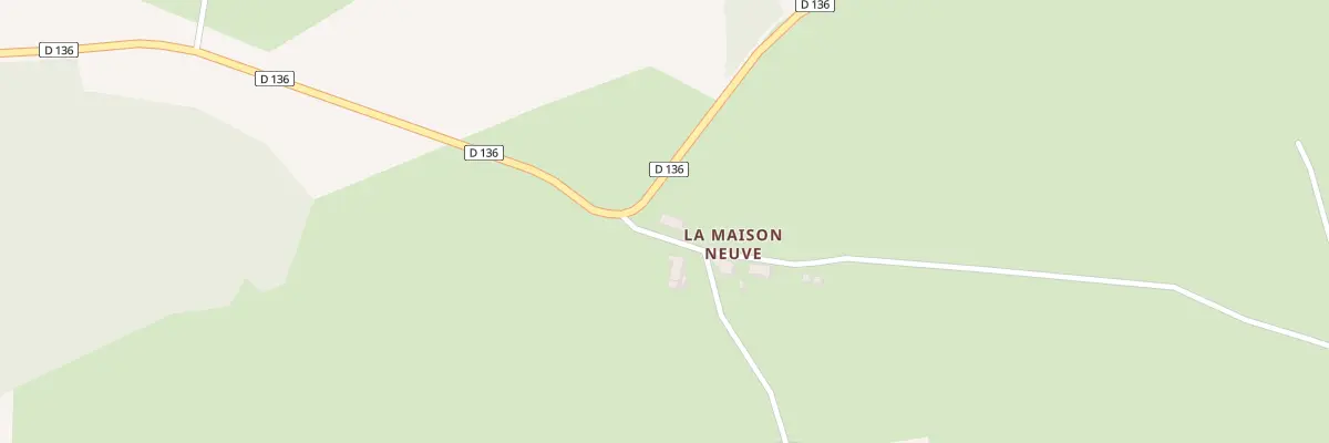 Plan du 1 La Maison Neuve à Buxières-les-Mines