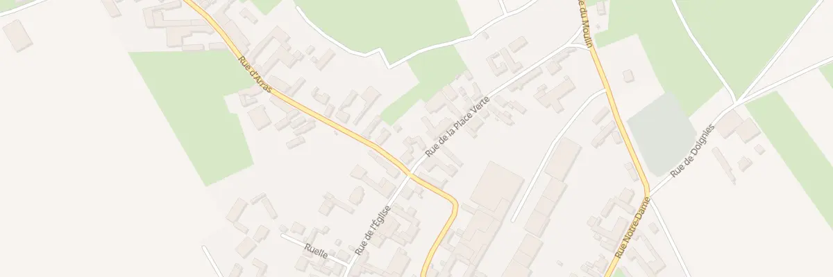 Plan du 3 Rue de la Place Verte à Beaumetz-lès-Cambrai