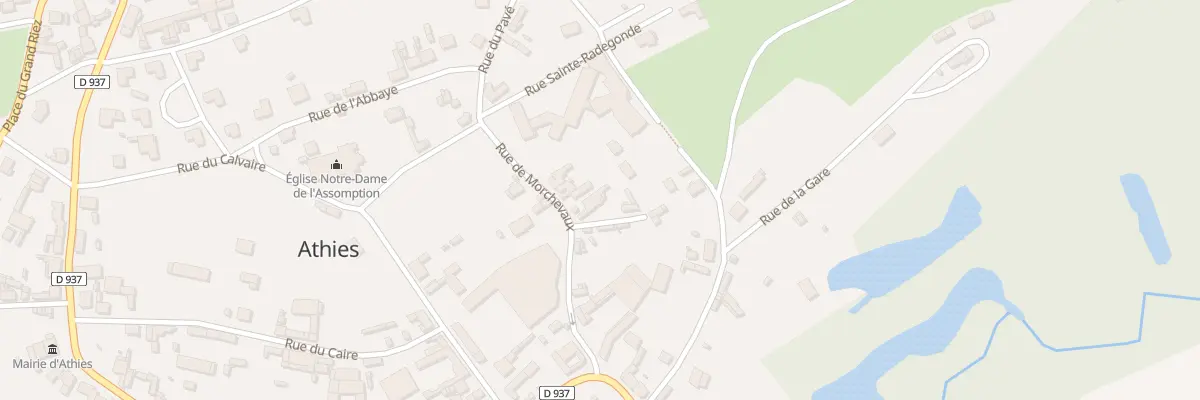 Plan du 11 Rue de Morchevaux à Athies