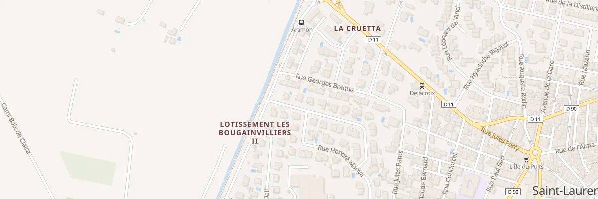 Plan du 26 Rue Honore Manya à Saint-Laurent-de-la-Salanque