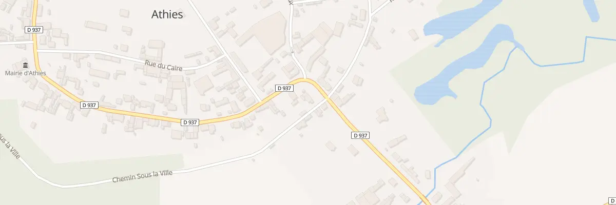 Plan du 2 Rue de Ham à Athies
