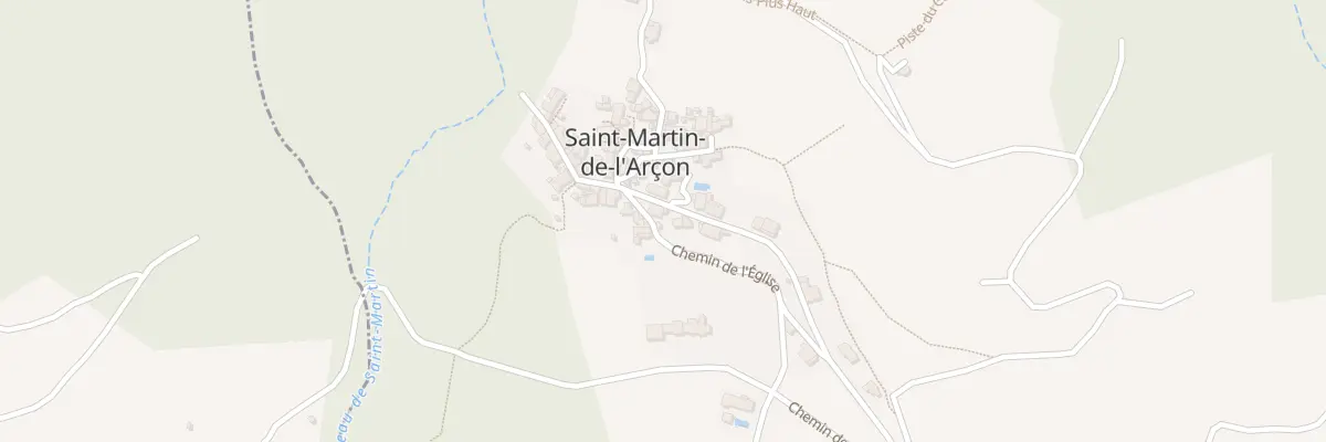 Plan du 5022 Village à Saint-Martin-de-l’Arçon