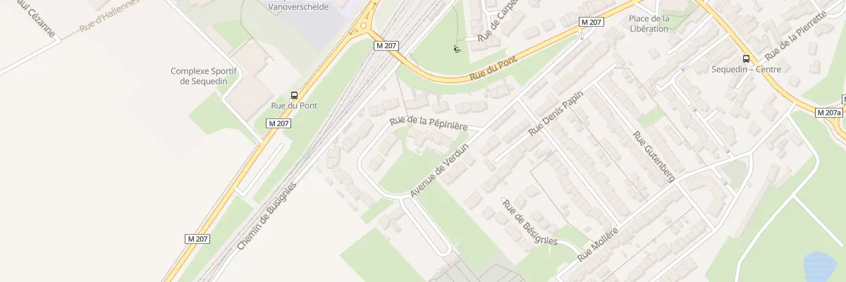 Plan du 5 Rue de la Pépinière à Sequedin