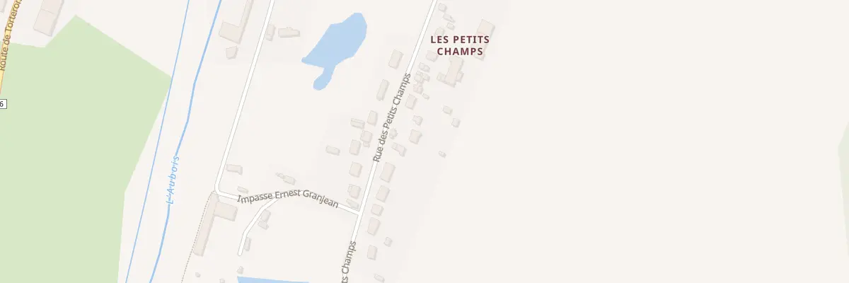 Plan du 1 Rue Des Petits Champs à Jouet-sur-l’Aubois