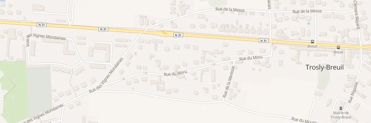Plan du 12B Rue du Moru à Trosly-Breuil