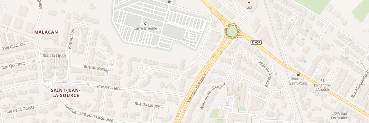 Plan du 2 Rue du Fresquel à Narbonne