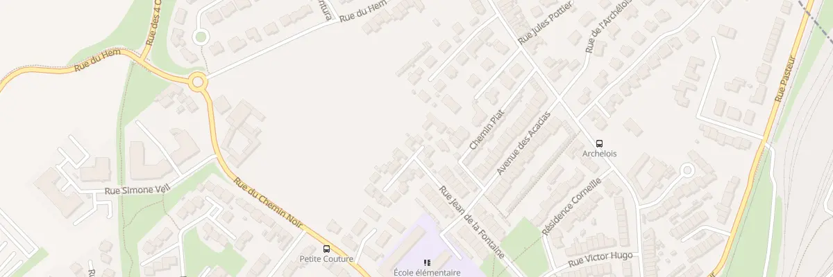 Plan du 30 Rue Jean de La Fontaine à Sequedin