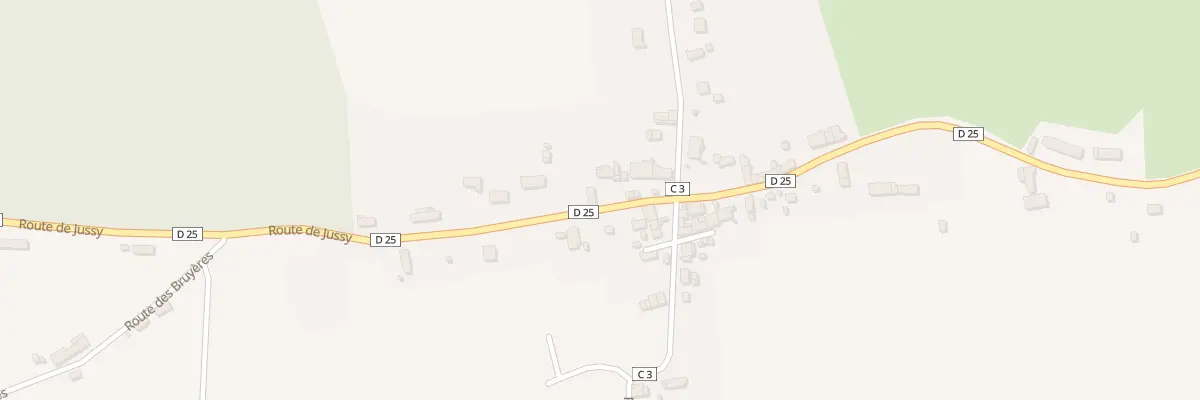 Plan du 58 Rte de Jussy à Saint-Léger-le-Petit