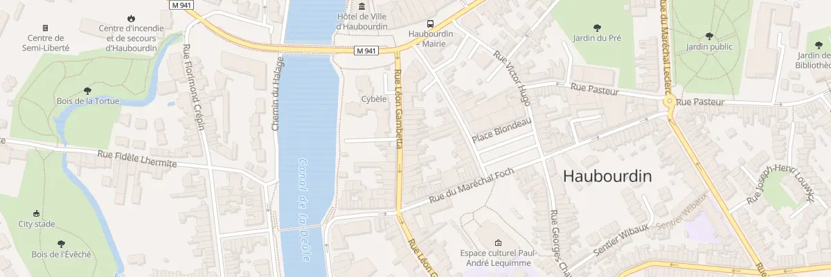 Plan du 17 Rue Léon Gambetta à Haubourdin