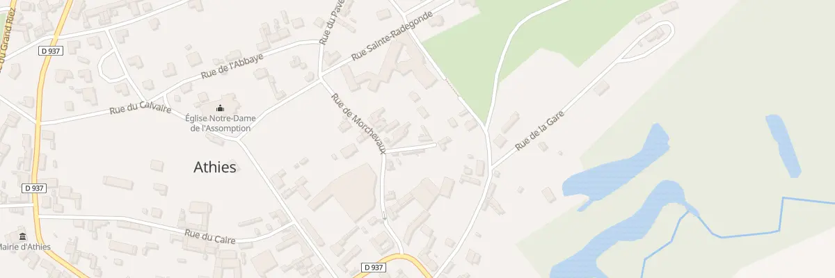 Plan du 13 Rue de Morchevaux à Athies