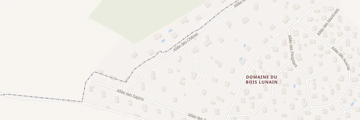 Plan du 8 All des Chênes à Chéroy